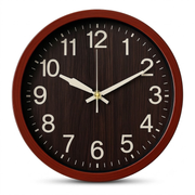 25 cm Wood-Effect Wall Clock