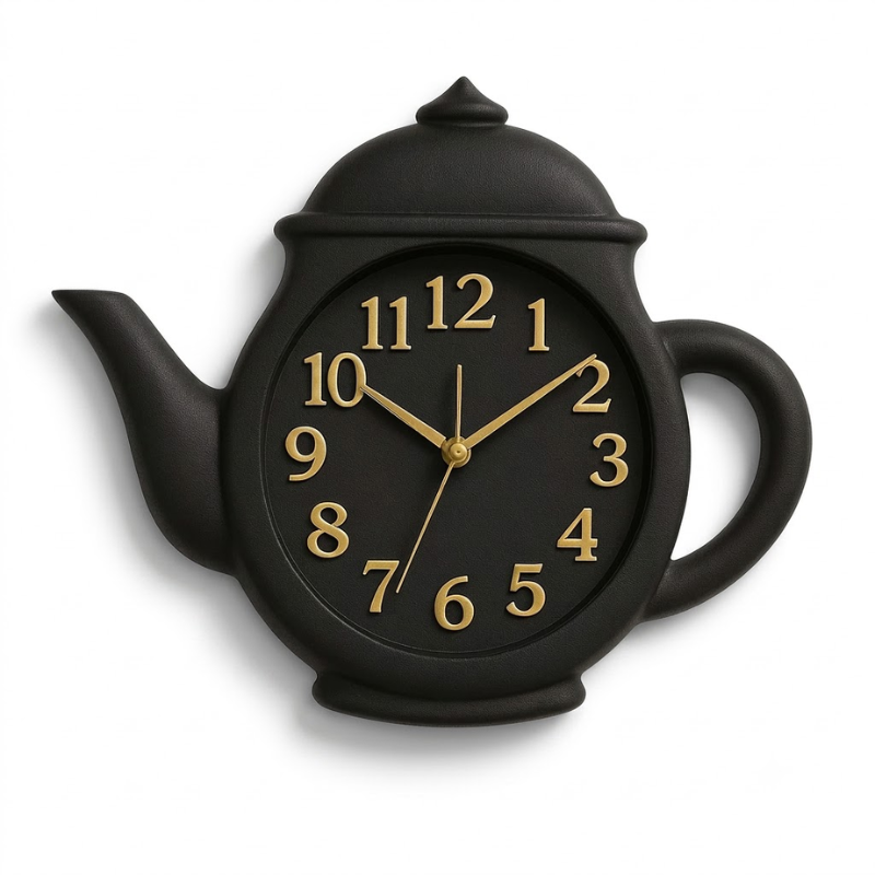 25 cm Teapot Wall Clock
