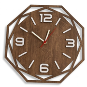 Octagonal MDF Wall Clock