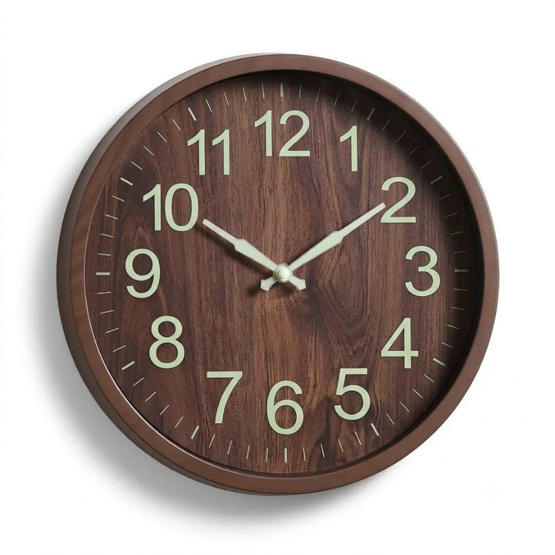 30 cm Brown Wall Clock