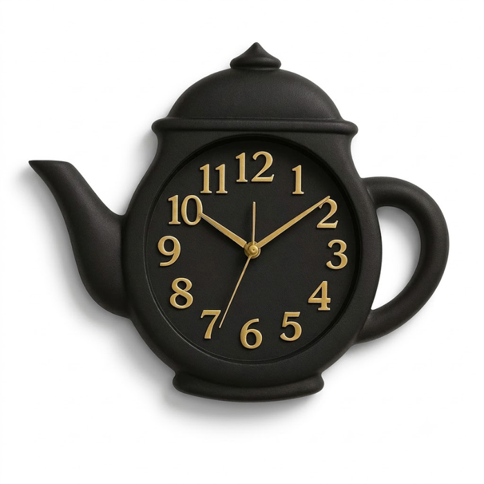 25 cm Teapot Wall Clock